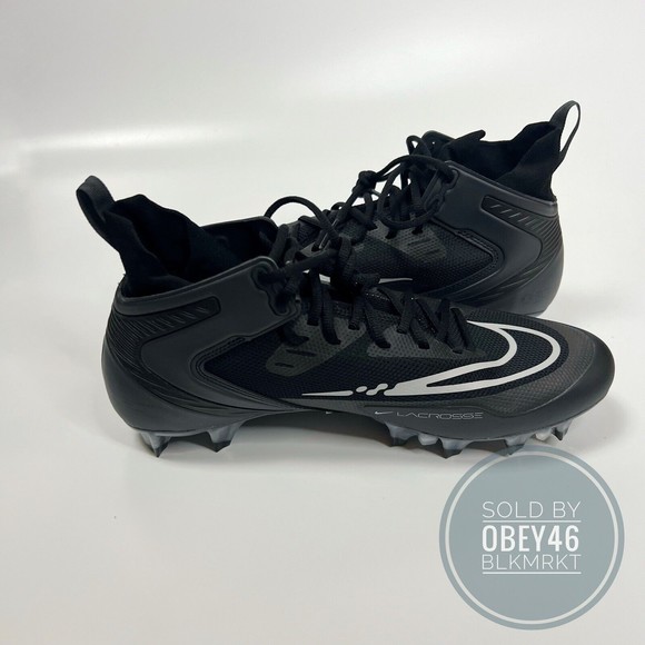 Nike Alpha Huarache 8 Elite LAX Cleats Black CW4440-011 Men's Size 11.5 - Picture 5 of 6